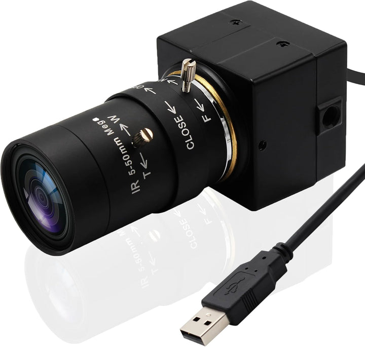 Svpro Webcam 4K UHD USB Kamera,10X Optischer Zoom Kamera mit 5-50mm Varifokalobjektiv, 3840x2160 Ult