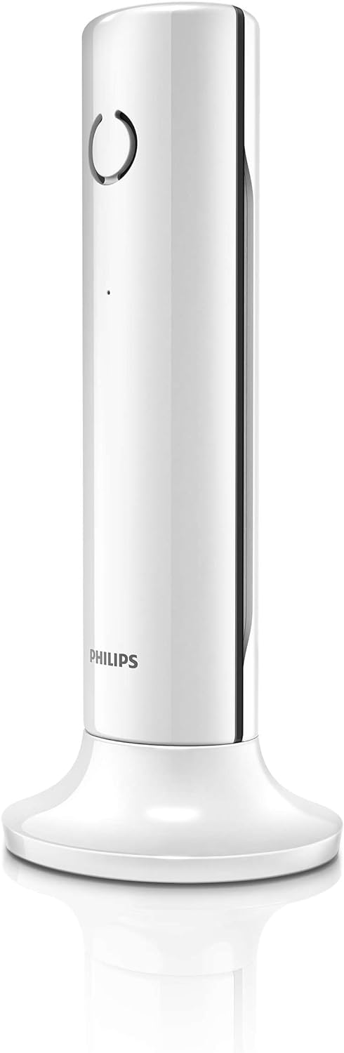 Philips Festnetztelefon M4501W/01 - Kompaktes Design - HQ-Sound und Freisprechen - Telefonbuch mit b