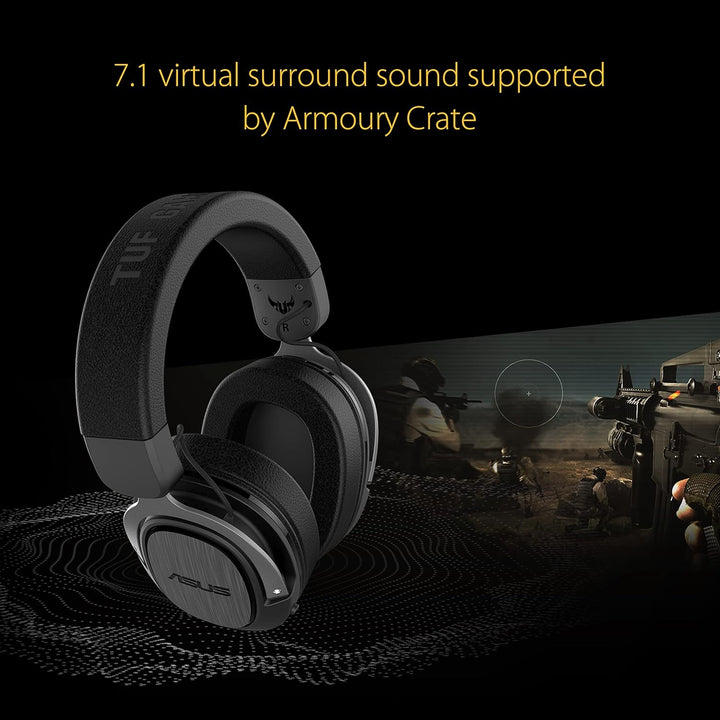 ASUS - Casque TUF Gaming H3 Wireless Wireless TUF H3 Schwarz, Wireless TUF H3 Schwarz