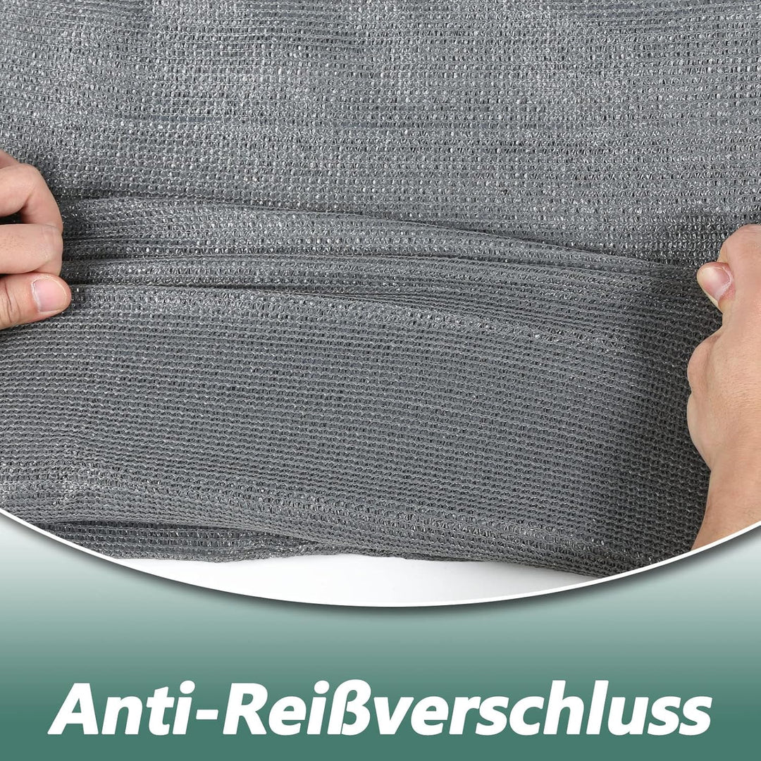 Zaunblende Sichtschutz für Zaun &amp; Balkongeländer, Schattiernetz Gartenzaun, Schattennetz, 150g/㎡ HDP