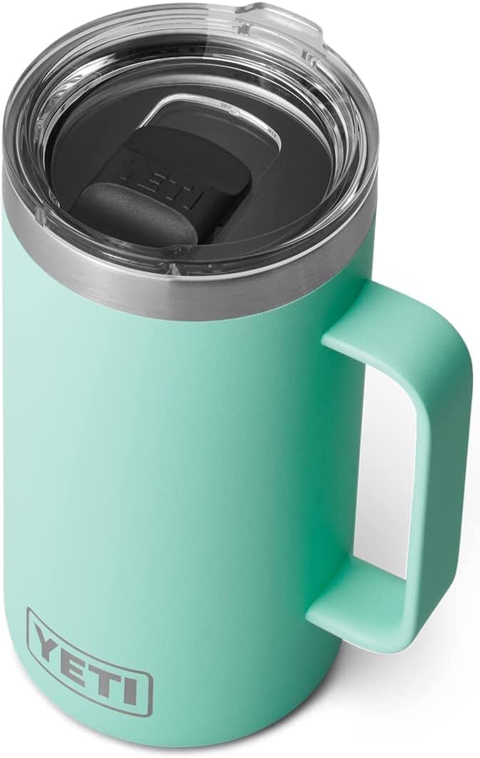 YETI Rambler Krug, Edelstahl, Seafoam, 24oz (710ml), Seafoam