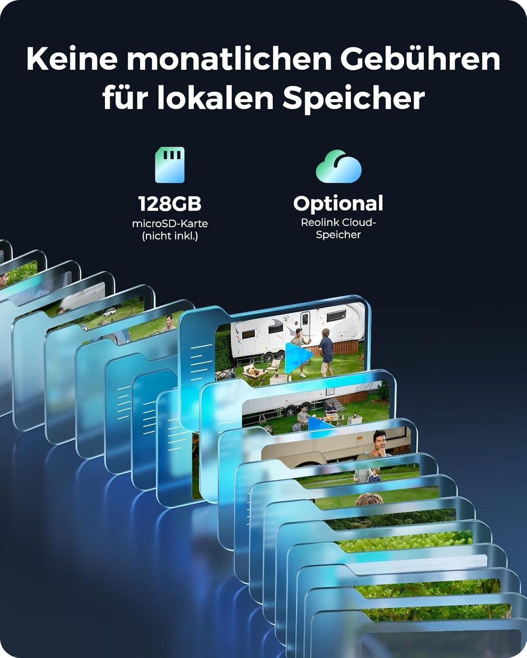 Reolink 4K 4G LTE Überwachungskamera mit SIM Karte, 8MP Solar Kamera Outdoor ohne WLAN, Person/Auto/
