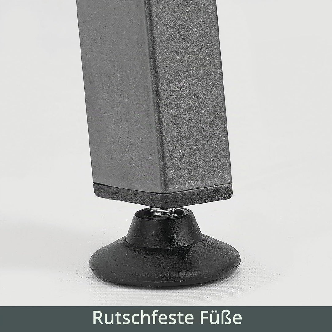mDesign freistehende Handtuchleiter für das Badezimmer – Handtuchständer mit 4 Ebenen aus Metall – H