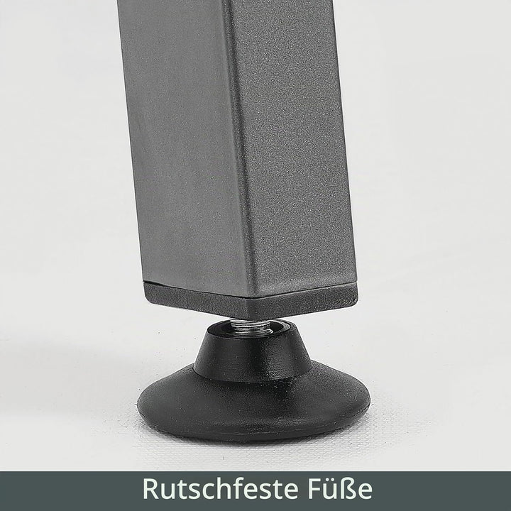 mDesign freistehende Handtuchleiter für das Badezimmer – Handtuchständer mit 4 Ebenen aus Metall – H