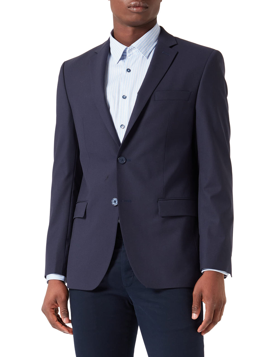 Daniel Hechter - Modern Fit - Herren Baukasten Sakko 25 Navy (680), 25 Navy (680)
