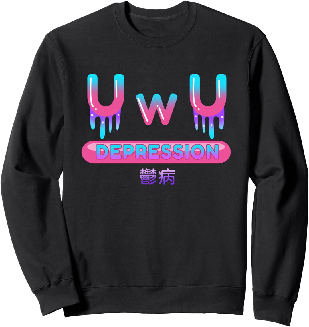 UwU Pastel Goth Japanese Harajuku Indie Aesthetic Sad Sweatshirt
