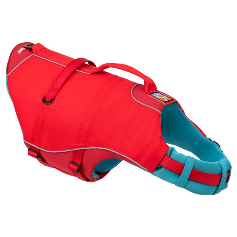 Kurgo Surf N Turf Hundeschwimmweste, Reissfestes Material, Mit Reflektoren und 2 Griffen ausgestatte