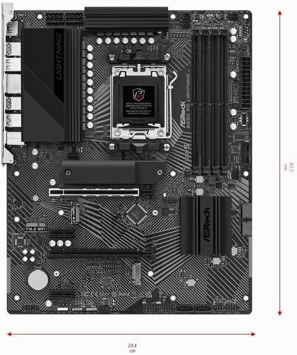 Asrock B650 PG Lightning AMD B650 Socket AM5 ATX