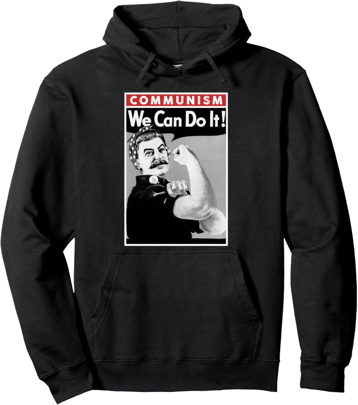 Stalin, wir können es schaffen - Rosie The Riveter Pullover Hoodie