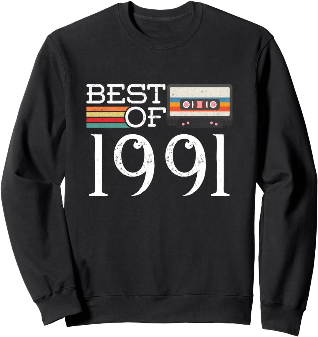 Jahrgang 1991 Geboren 30 Jahre 30. Geburtstag Party Geschenk Sweatshirt