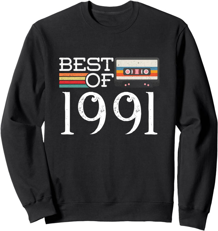 Jahrgang 1991 Geboren 30 Jahre 30. Geburtstag Party Geschenk Sweatshirt