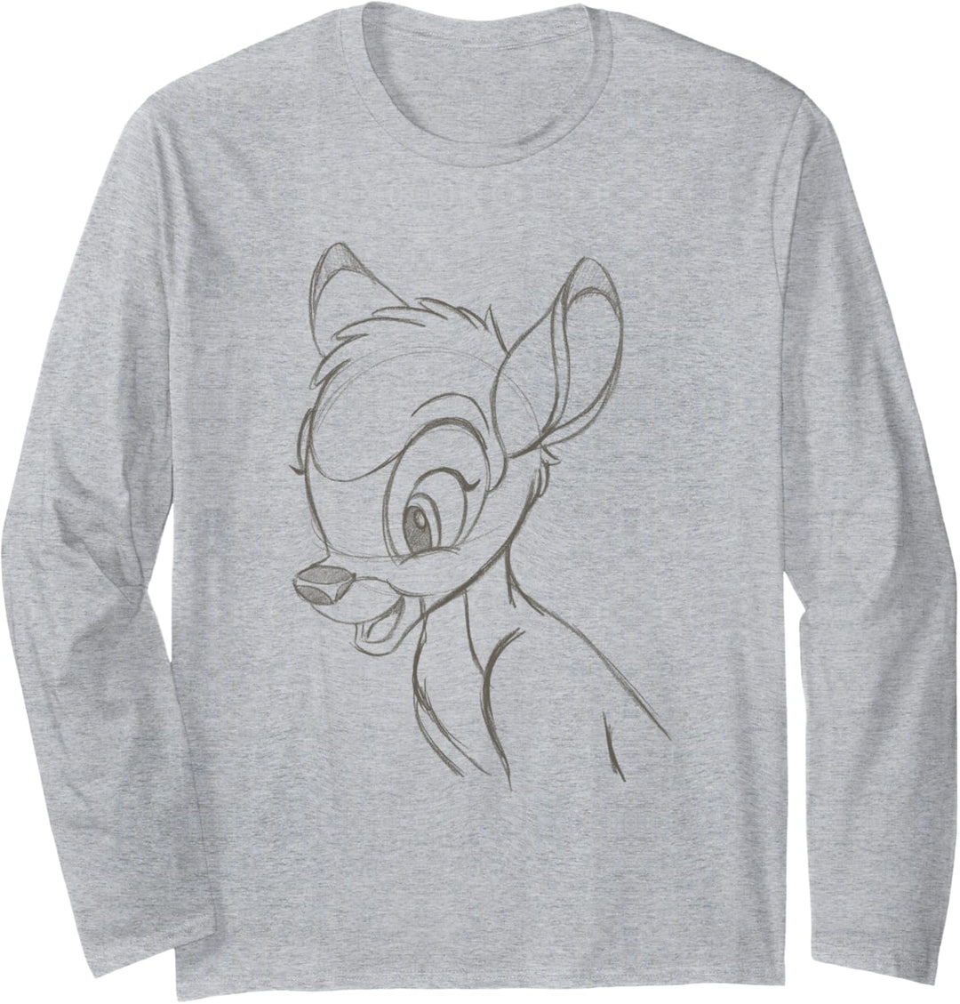 Disney Bambi Sketch Langarmshirt