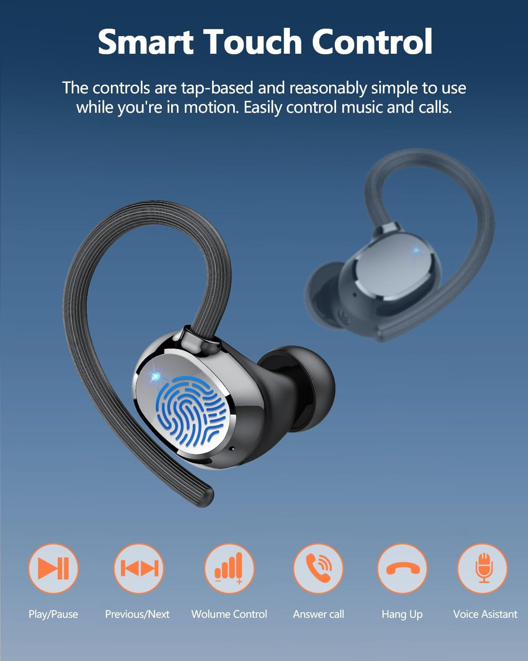 Bluetooth Kopfhörer, Kopfhörer Kabellos Bluetooth 5.4, 128 Std Spielzeit Kabellose Kopfhörer mit 4 E