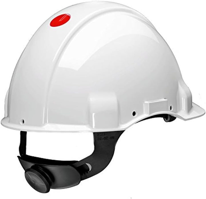 3 M g3001muv1000 V-vi Helm G3001, ohne Belüftung, Dielektrikum 1000 V, weiss, mit Lifebelt Roulette