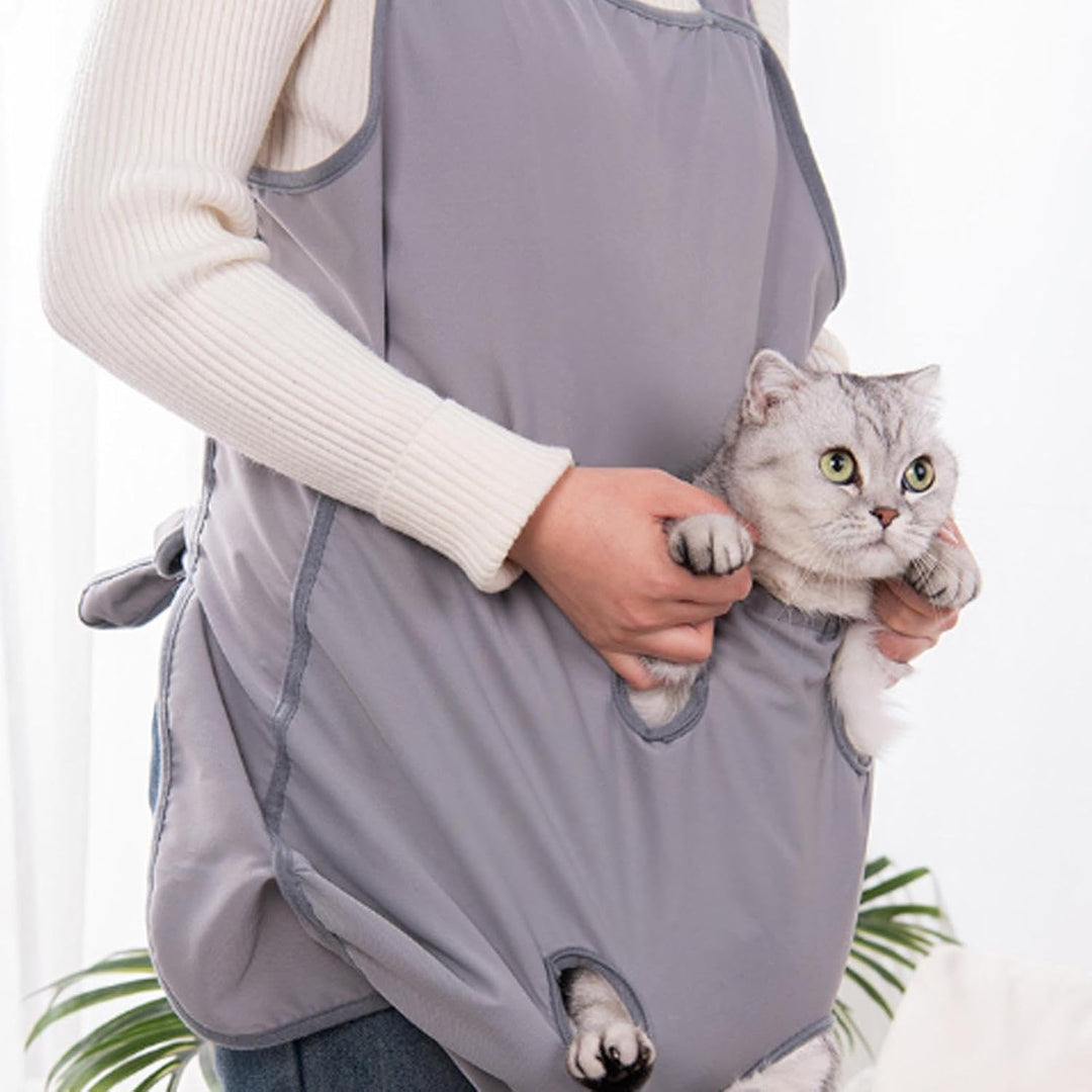 Cat Carrier Apron, Pet Carrying Bag, Adjustable Cat Sling Carrier, Chest Wrap Pet Carrier, Pet Sleep