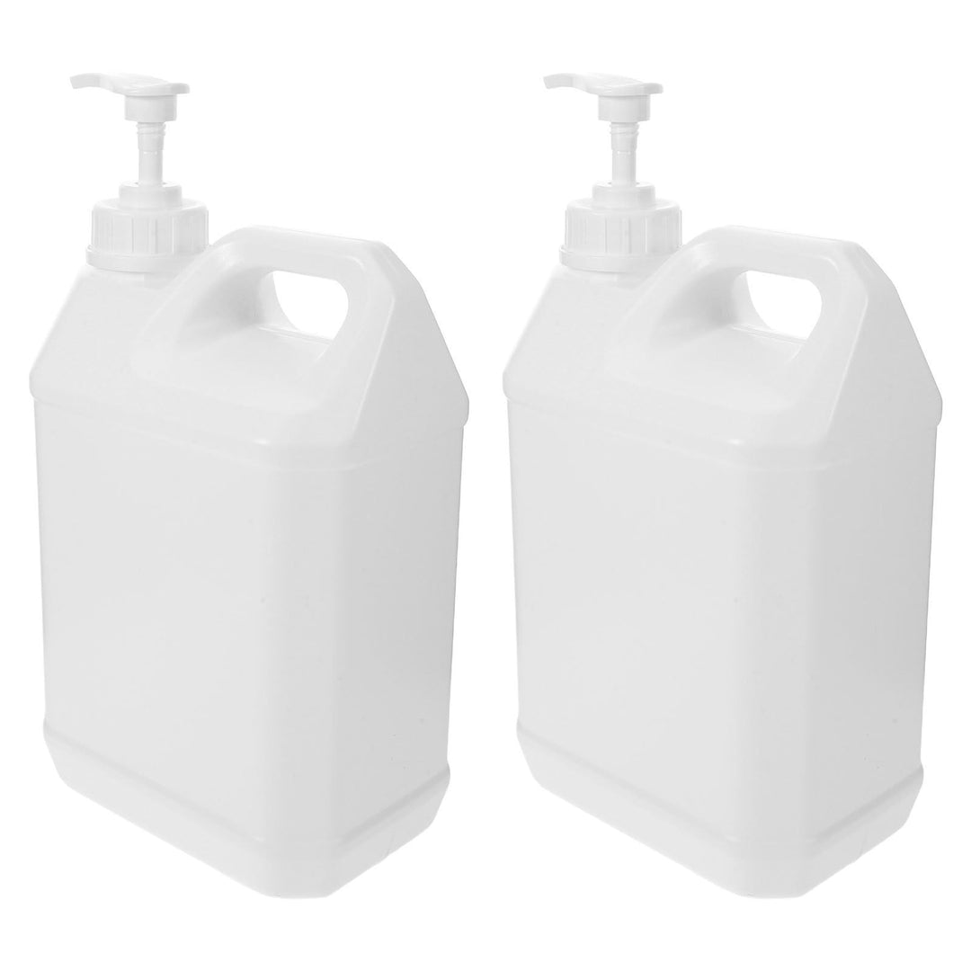 BESPORTBLE 2 Stück,5l Pumpspenderflasche aus Kunststoff mit Grosser Kapazität und Stossfestem Design