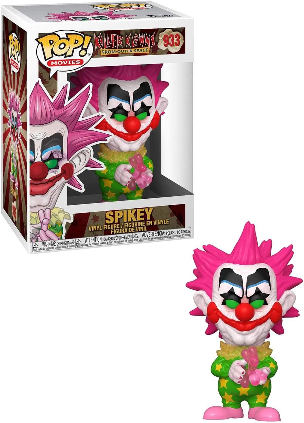 Funko Pop! Movies: Killer Klowns from Outer Space-Spike - Vinyl-Sammelfigur - Geschenkidee - Offizie