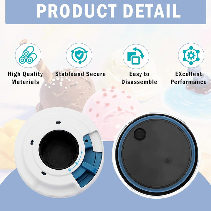 Deckel für Ninja Swirl Creami Behälter，Zubehör für Nc700 Nc701eu Serie, Kompatibel mit Ninja Eismasc