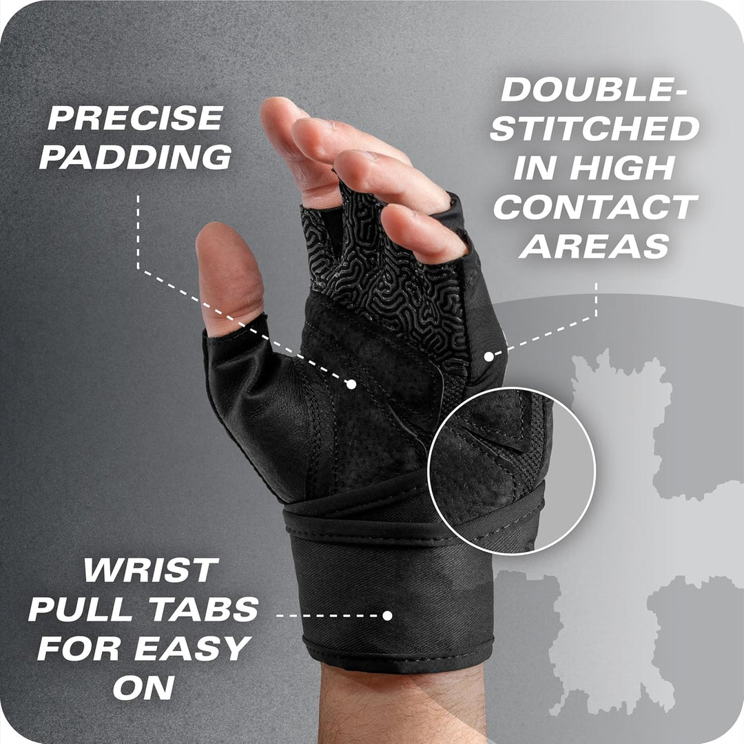 Harbinger Pro Wristwrap Handschuhe XXL Schwarz, XXL Schwarz