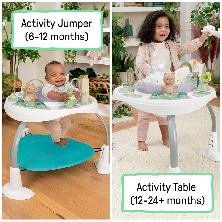 Ingenuity, Spring & Sprout, Aktivitätscenter 2-in-1, First Forest, Spielcentrum und Spieltisch mit S