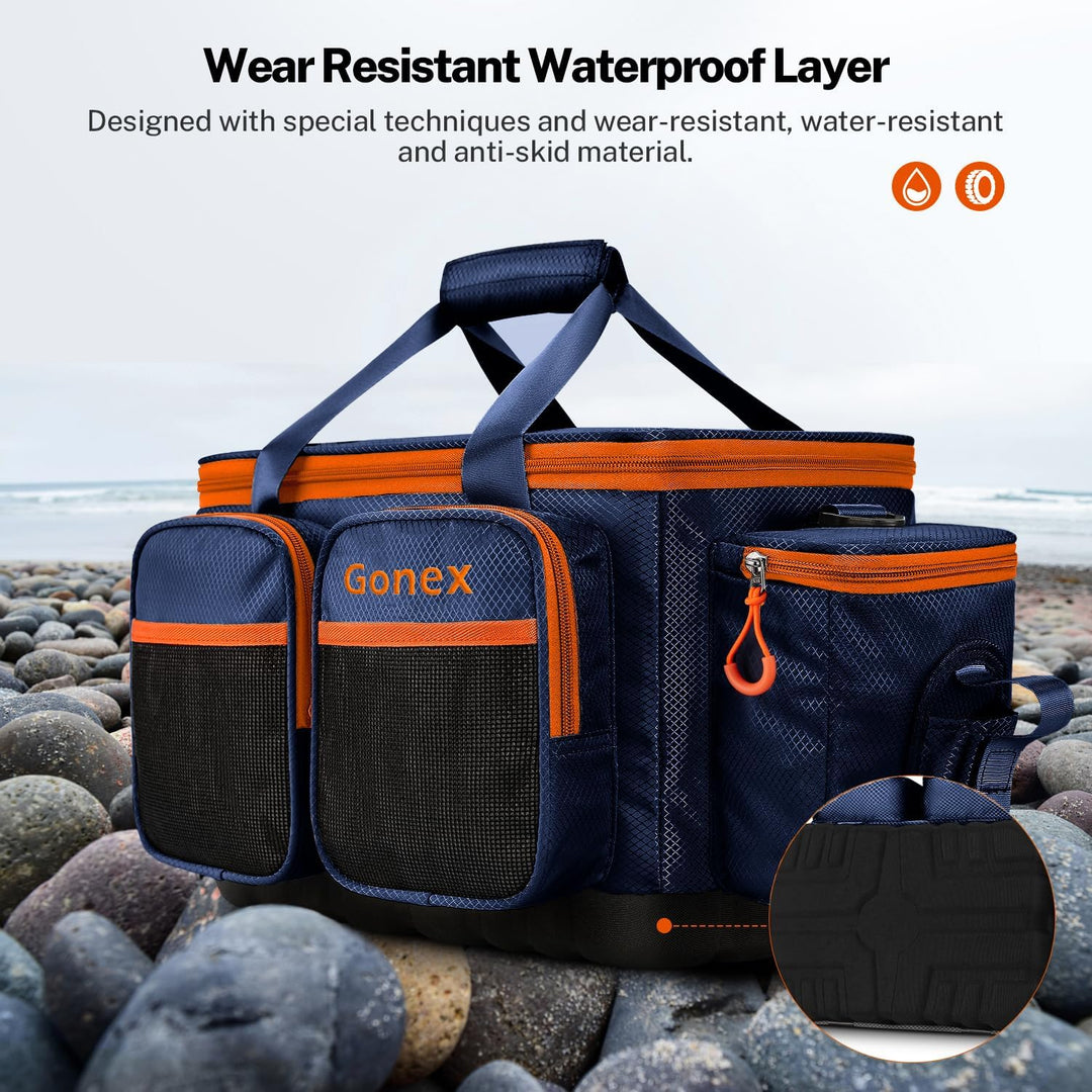 Gonex Angeltasche, Wasserabweisende Aufbewahrungstasche aus Polyestermaterial mit gepolstertem Schul
