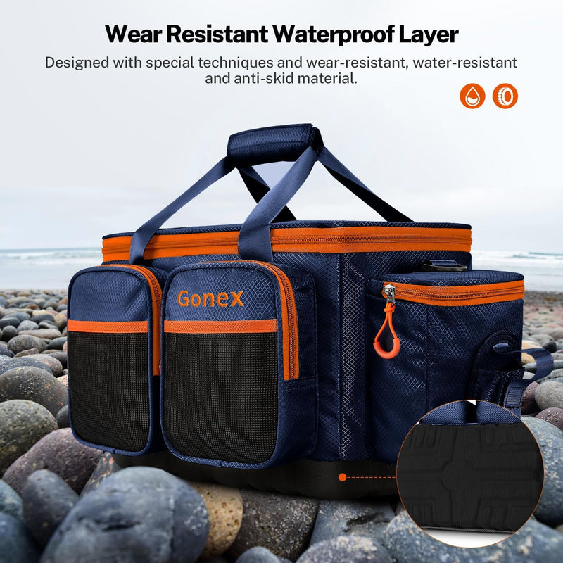 Gonex Angeltasche, Wasserabweisende Aufbewahrungstasche aus Polyestermaterial mit gepolstertem Schul
