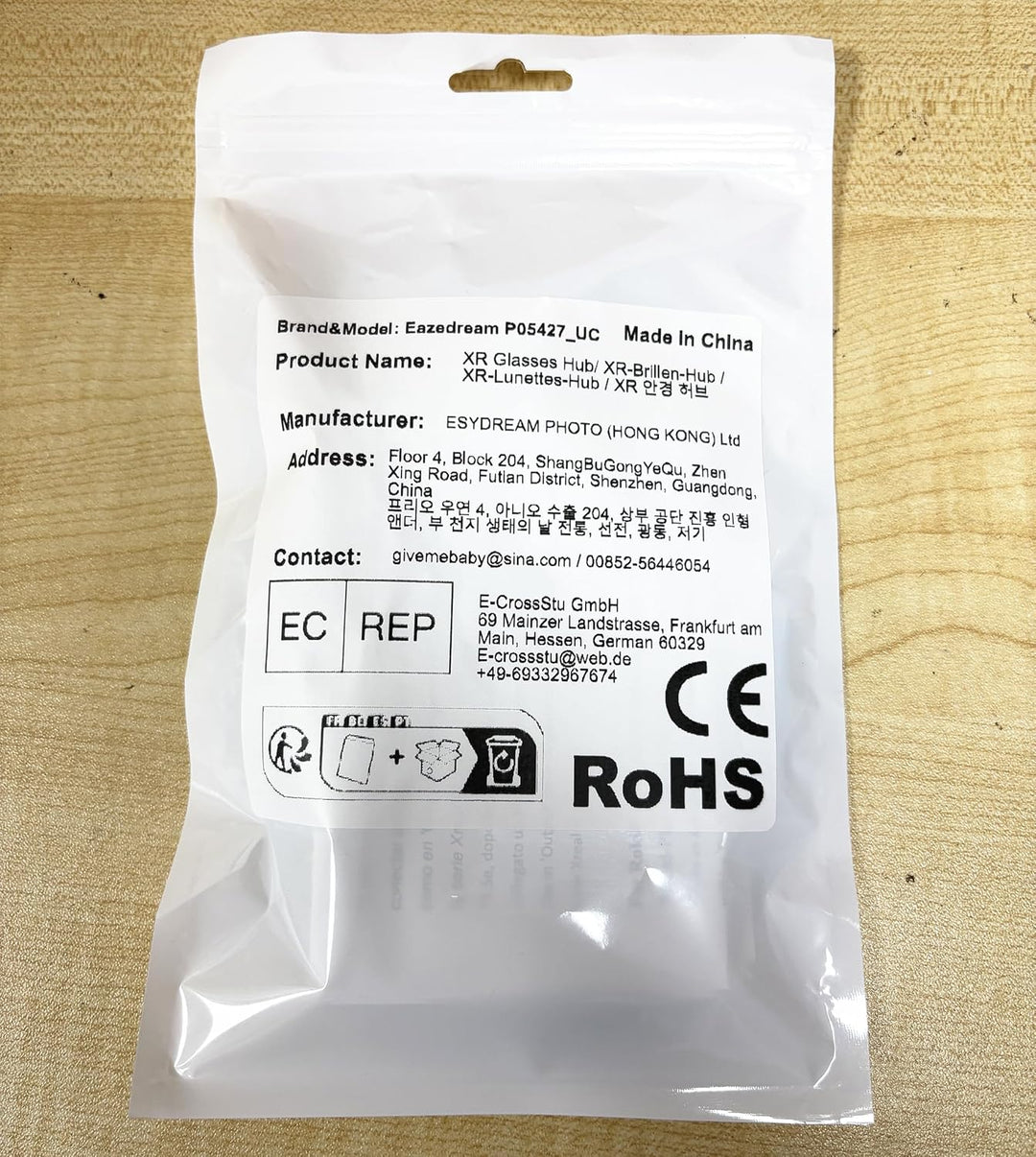 Type-C Hub Adapter für Viture Xreal Rokid Rayneo AR Brille (2 Typ-C 1 USB) 2 Type-C 1 USB, 2 Type-C
