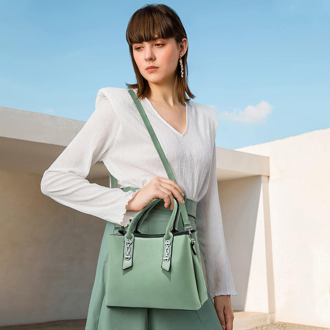 NICOLE & DORIS Henkeltasche Damen Umhängetasche Einfach Elegante Handtasche Stilvolle Schultertasche