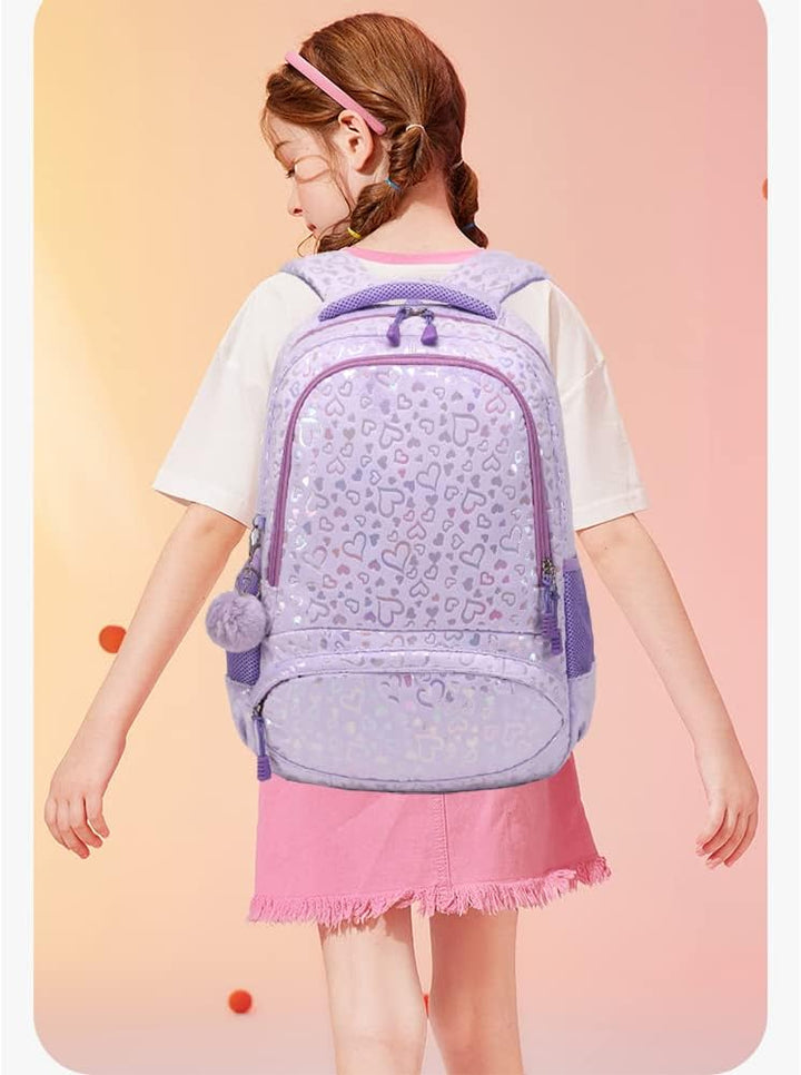 Kimwadalh Schulrucksack Mädchen Plüsch Rucksack Lieblich Kinderrucksack Schulranzen für Mädchen Leic