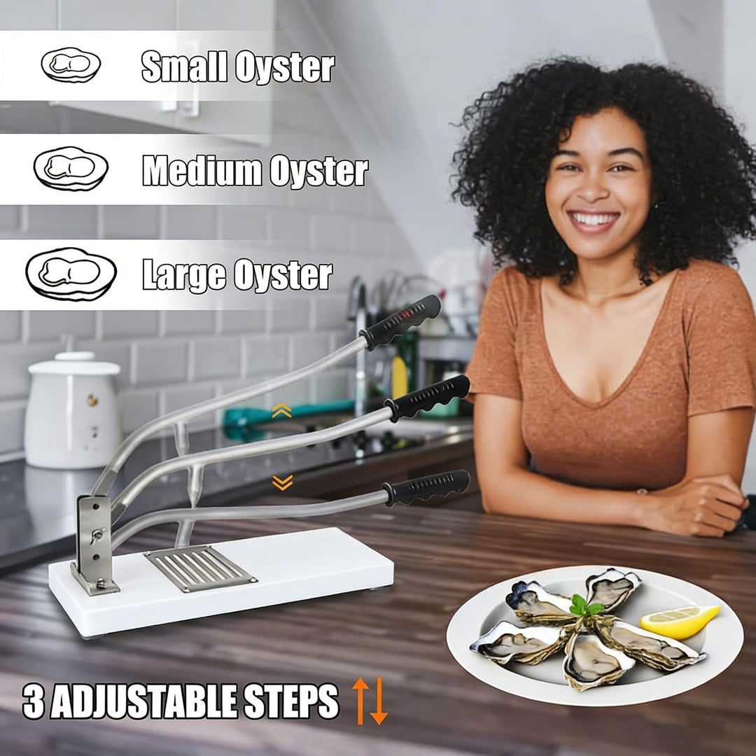 Professioneller Austernöffner,Stainless Steel Austernmesser,Comercial Austern-Öffner-Kit,für Restaur