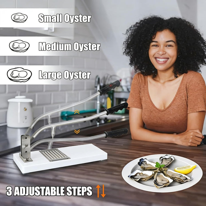 Professioneller Austernöffner,Stainless Steel Austernmesser,Comercial Austern-Öffner-Kit,für Restaur
