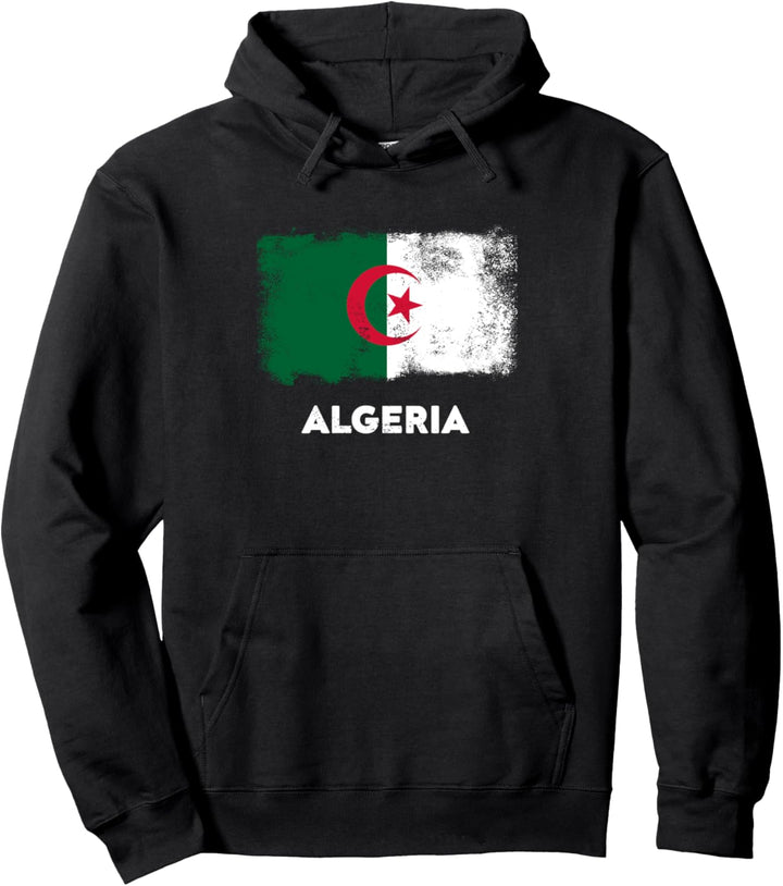 Algerien Flagge Algeria Pullover Hoodie