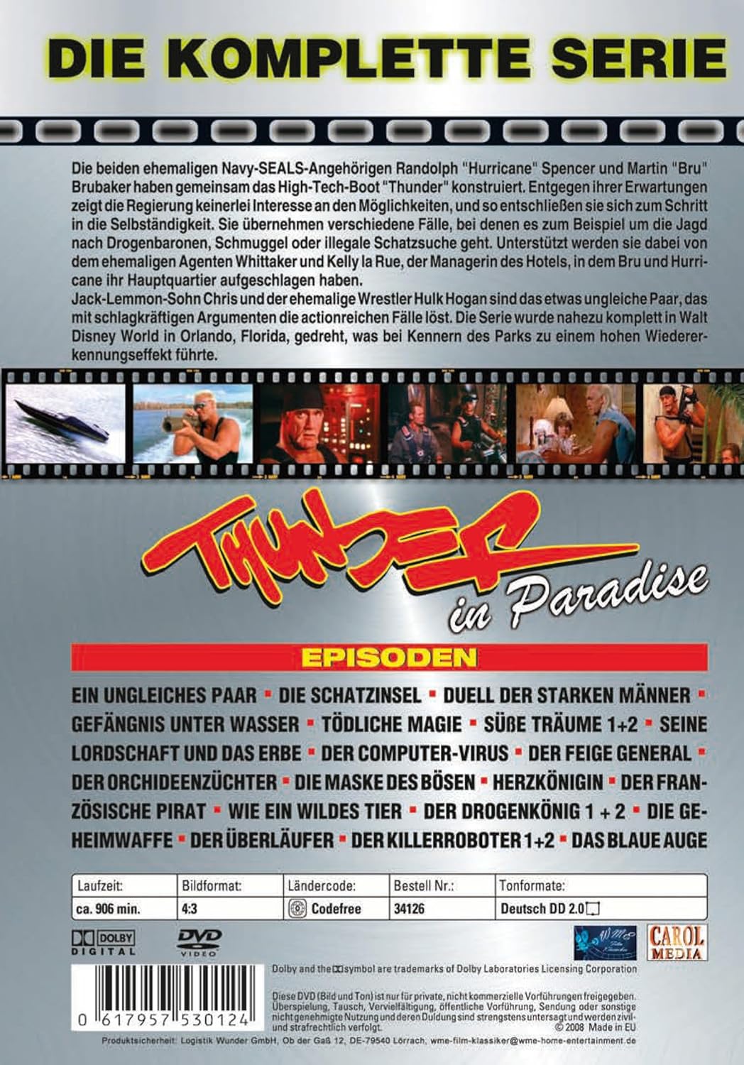Thunder in Paradise - Die komplette Serie (22 Folgen) [4 DVDs]