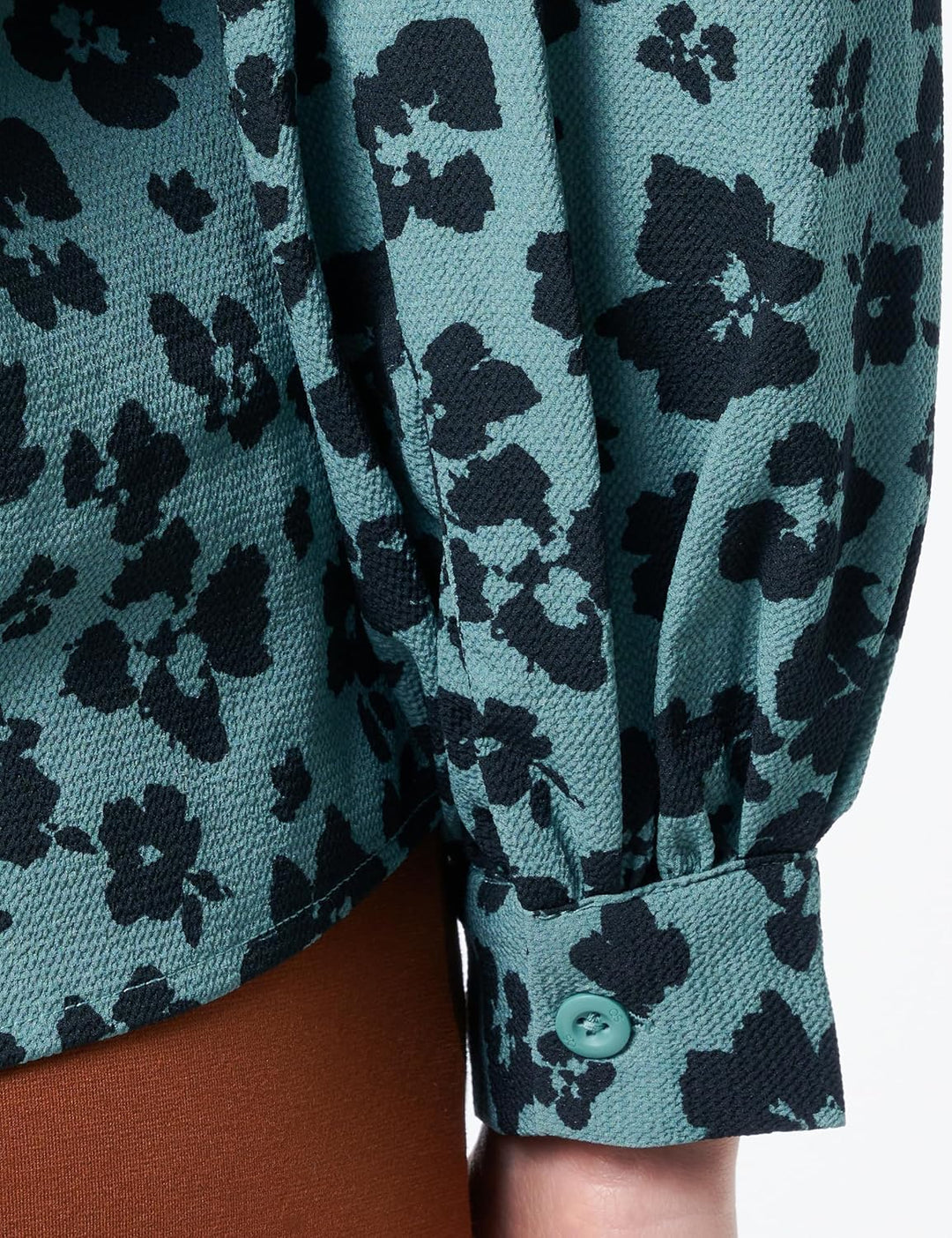 s.Oliver Damen Bluse Langarm, Blue Green
