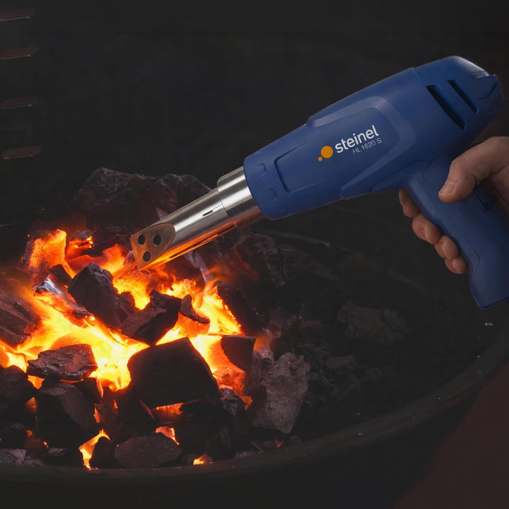 Steinel Heissluftgebläse HL 1620 S inkl. Grilldüse 1600 W Heissluftföhn, zwei Temperaturstufen 300°/