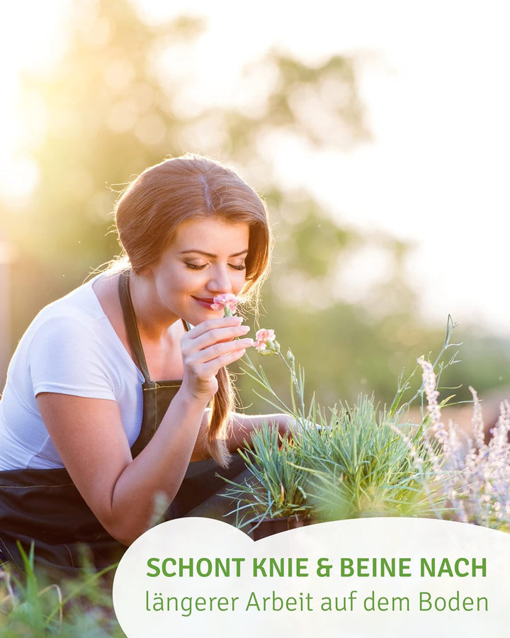 TECHNIGART Knie-Kissen für Indoor & Outdoor - Sitz-Polster für unterwegs, Garten-Arbeit, Camping, et