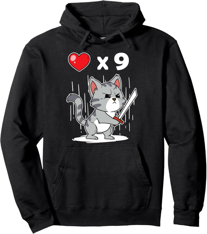 NIedliches Gaming Katze PC Computer Mieze Pixel Kater Pullover Hoodie