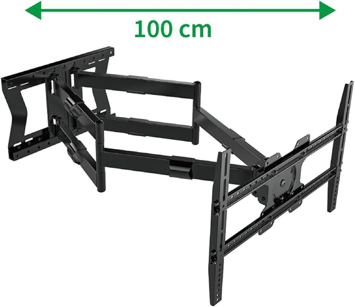 XTRARM TiTon Double 100 cm, TV-Wandhalterung, schwenkbar, neigbar 80kg, VESA max.600x400 100 cm / 80