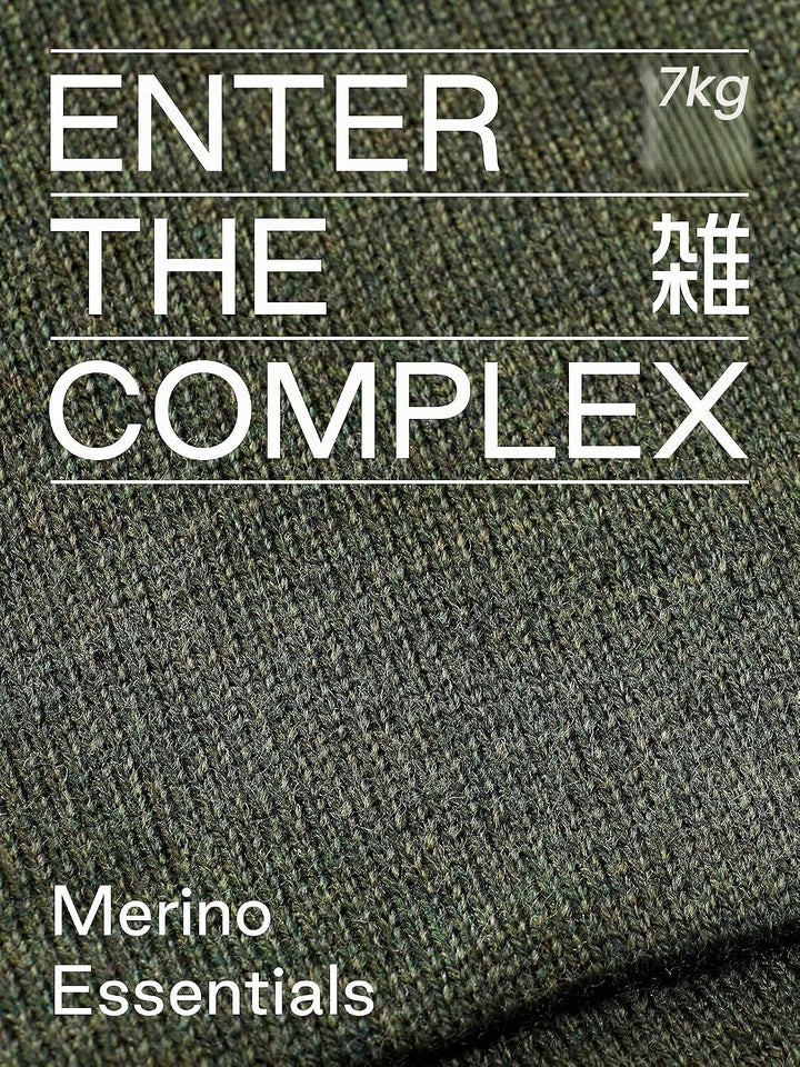 Enter the Complex® Armstulpen, Pulswärmer mit Daumenloch, Merino Wolle, Damen und Herren Olive, Oliv