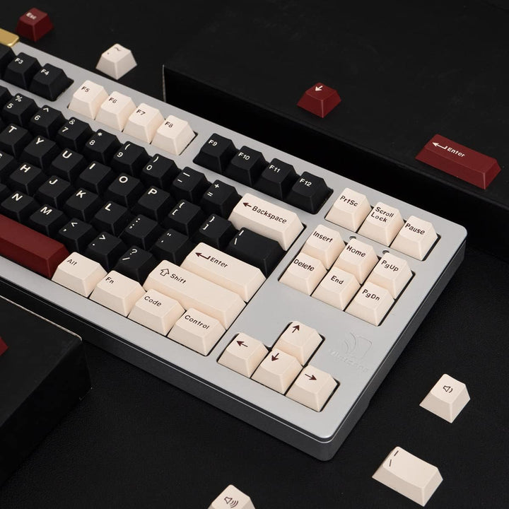 172 Tasten Double Shot Tastenkappen Cherry Profil Rome Keycaps für 61/64/87/1041/08 ANSI/ISO-Layout