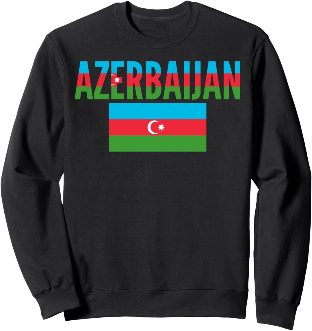 Azerbaijan Country Flag - Azerbaijani Sweatshirt