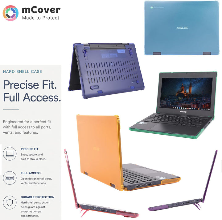 mCover Nur kompatibel mit 29,5 cm (11,6 Zoll) ASUS Chromebook CR11 (CR1104CGA oder CR1104CTA) Serie