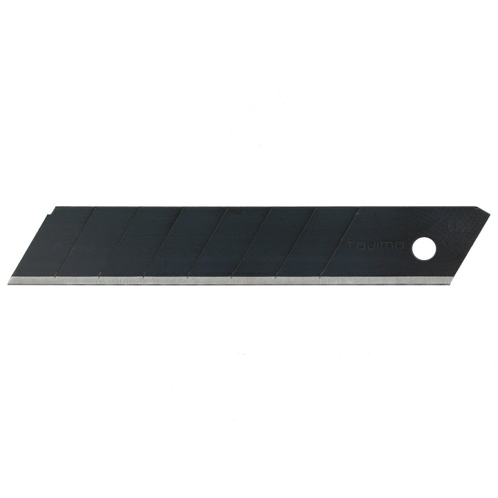 Tajima Ersatzklingen für Cutter (Breite 18 mm, 50 Stück in einer Box, Black Blade Klingen, für Pappe