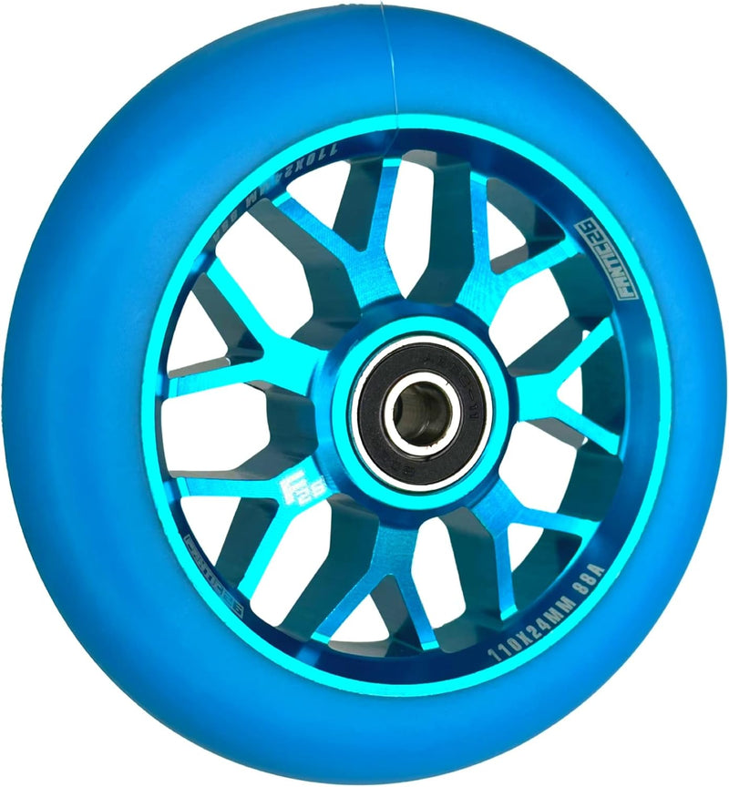 Fantic26 Spy7 Stunt Scooter Rolle I Trick I Tret I Kinder I Roller I Wheel I 110mm I ABEC 11 I Schne
