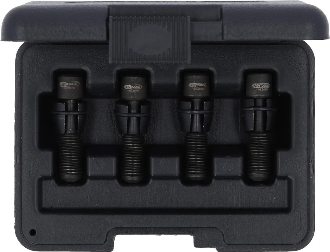 KS Tools 150.2675 VAG Fixierbolzen-Satz für Hilfsrahmen M12 x 1,5, 4-tlg.