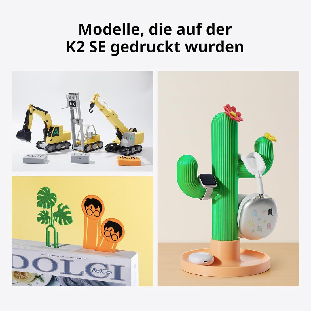 Creality K2 SE 3D-Drucker 2026, Multicolor-fähig mit CFS (optional), bis zu 500 mm/s Hochgeschwindig