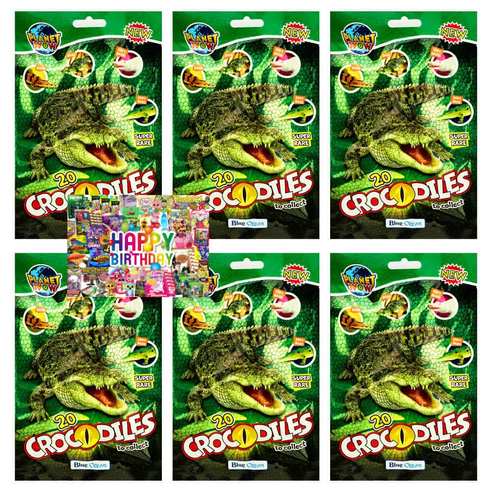 Bundle mit Blue Ocean Crocodiles Sammelfiguren 2025 - Planet Wow Krokodil Figur - Auswahl - Exklusiv