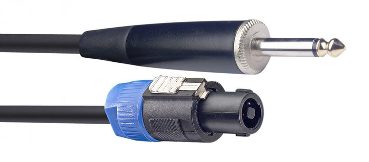Stagg SSP10SP15 S Serie 1x Speakon / 1x Klinke Lautsprecherkabel (6,3 mm) 10 m 10m SPK to Jack Singl