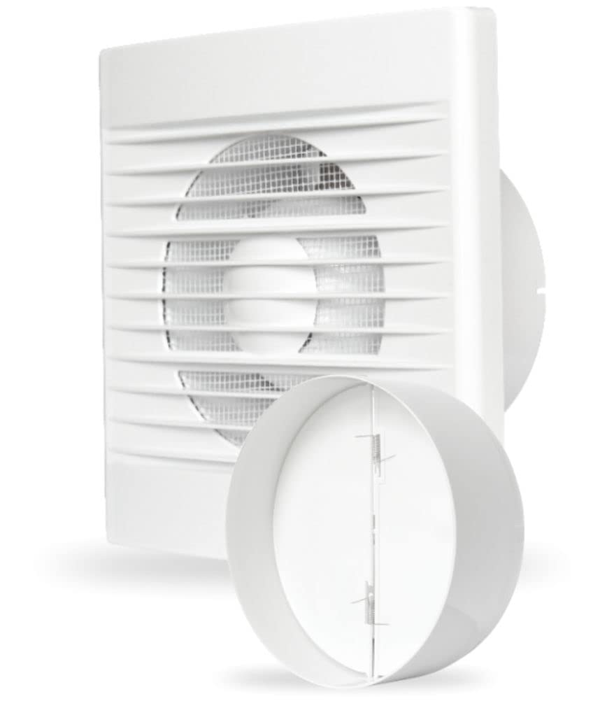 DOSPEL STYL Haushalts-Badezimmer-Küchenventilator mit Dämpfer, universell, leise, effizient fi 100