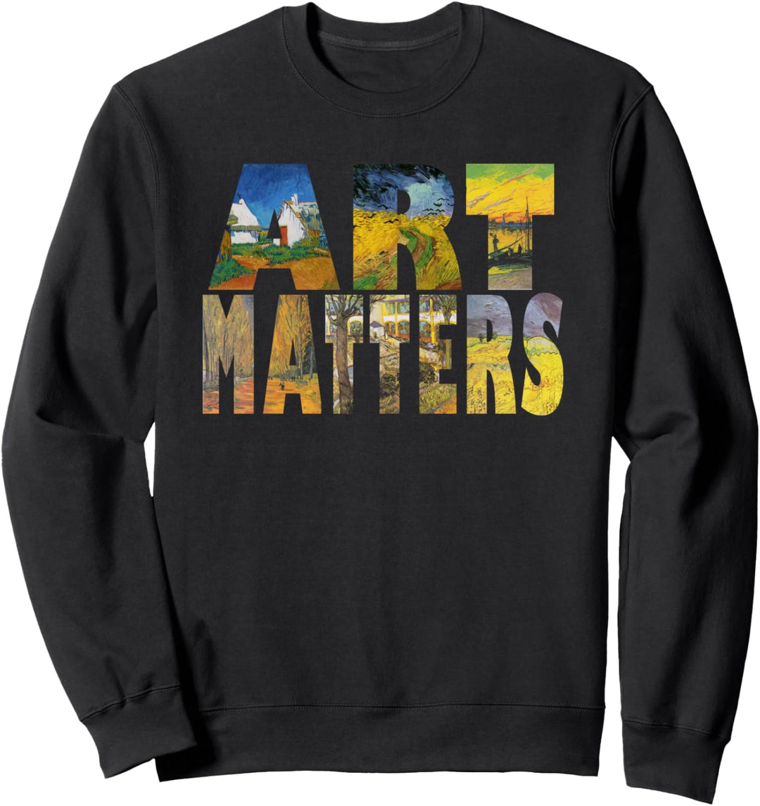 Art Matters berühmter Maler Van Gogh für Männer Frauen Teens Sweatshirt